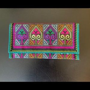 Hand-Embroidered Wallet